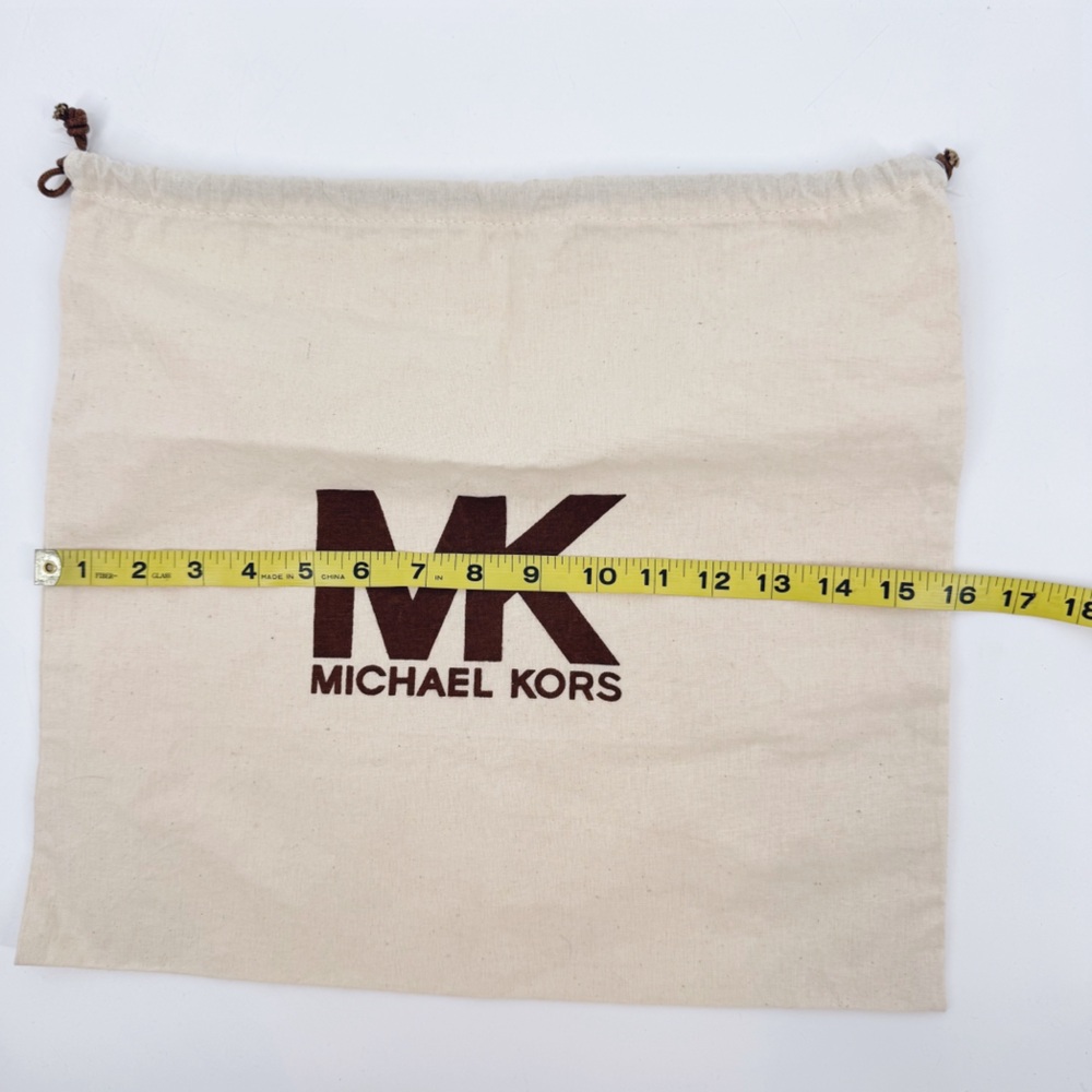 MK Michael Kors Cream Drawstring Dust Bag 14x16 - Picture 2 of 5